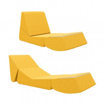 Кресло Марвэл серка желтая (Моби) в Ивделе - ivdel.mebel-e96.ru
