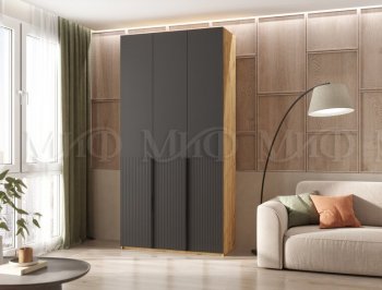 Шкаф 1200 мм Марвэл крафт/графит (Миф) в Ивделе - ivdel.mebel-e96.ru