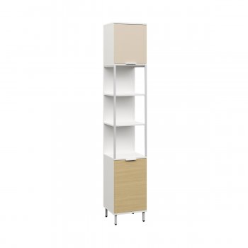 Стеллаж Марвэл 16.426 бел (Моби) в Ивделе - ivdel.mebel-e96.ru | фото