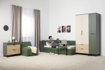 Набор детской мебели Марвэл модульный, сер. (Моби) в Ивделе - ivdel.mebel-e96.ru