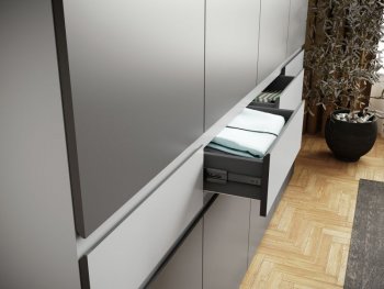 Шкаф 2000 мм Мерида серый камень/графит (Микон) в Ивделе - ivdel.mebel-e96.ru