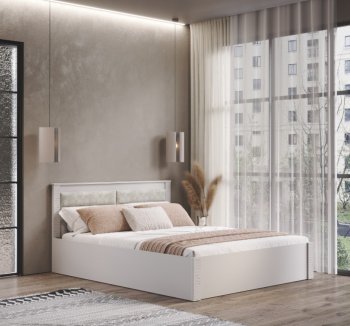 Кровать с подъемным механизмом Монако КР-16 Кашемир (БТС) в Ивделе - ivdel.mebel-e96.ru