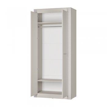 Шкаф для белья 960 мм Монако ШК-37 кашемир (БТС) в Ивделе - ivdel.mebel-e96.ru