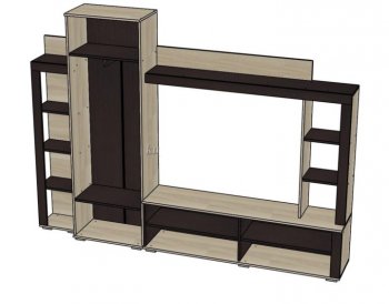 Стенка Монако (Лин) в Ивделе - ivdel.mebel-e96.ru