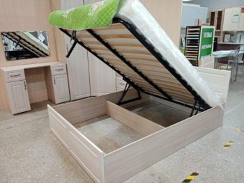 Кровать с подъемным механизмом Монако (Эко) в Ивделе - ivdel.mebel-e96.ru