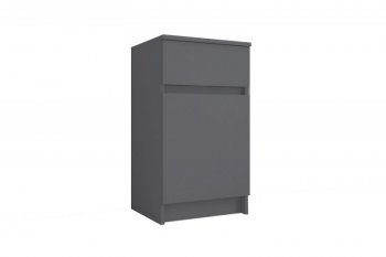 Тумба для обуви с 1ящ. Мори МПТ400 графит (ДСВ) в Ивделе - ivdel.mebel-e96.ru