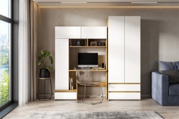 Стол компьютерный Некст-1 + Шкаф (СВ) в Ивделе - ivdel.mebel-e96.ru