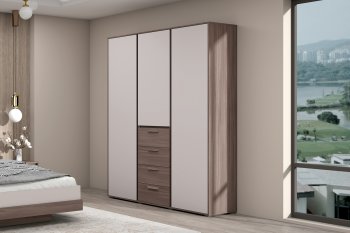 Спальный гарнитур Ника, модульный (Зарон) в Ивделе - ivdel.mebel-e96.ru