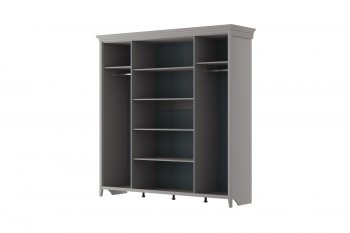 Шкаф распашной 2160 мм ШР-4 Никеа антрацит (БМ) в Ивделе - ivdel.mebel-e96.ru