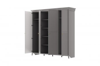 Шкаф распашной 2160 мм ШР-4 Никеа антрацит (БМ) в Ивделе - ivdel.mebel-e96.ru