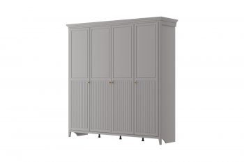 Шкаф распашной 2160 мм ШР-4 Никеа антрацит (БМ) в Ивделе - ivdel.mebel-e96.ru