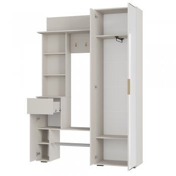 Прихожая Ницца ПР-04 Кашемир (БТС) в Ивделе - ivdel.mebel-e96.ru