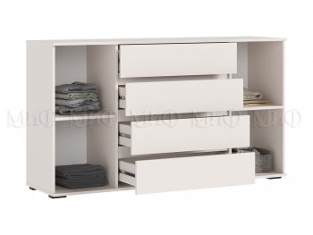 Комод 2 двери 4 ящика (1600) Норд, кашемир (Миф) в Ивделе - ivdel.mebel-e96.ru
