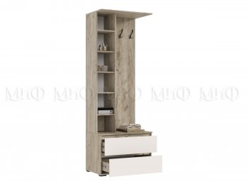 Прихожая Норд модульная крафт серый/кашемир (Миф) в Ивделе - ivdel.mebel-e96.ru