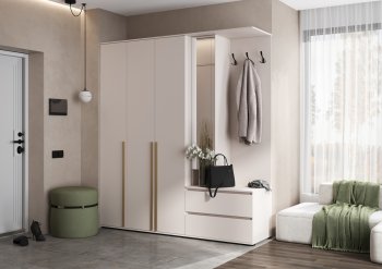Прихожая Норд+Шкаф 1200, кашемир (Миф) в Ивделе - ivdel.mebel-e96.ru