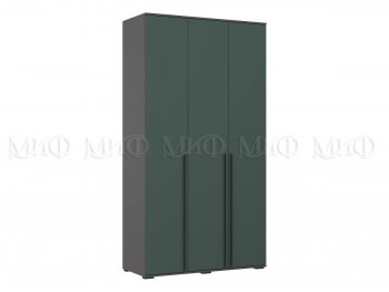Шкаф 1200 мм 3-х ств. Норд графит/изумруд (Миф) в Ивделе - ivdel.mebel-e96.ru