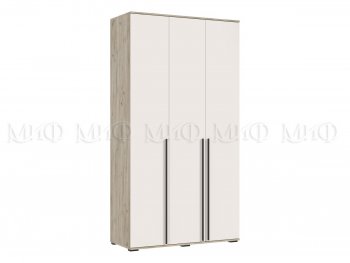Шкаф 1200 мм 3-х ств. Норд крафт серый/кашемир (Миф) в Ивделе - ivdel.mebel-e96.ru
