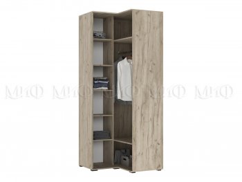 Шкаф угловой Норд крафт серый/кашемир (Миф) в Ивделе - ivdel.mebel-e96.ru