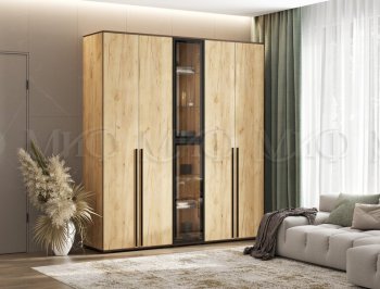 Шкаф Норд+ пенал со стеклом (Миф) в Ивделе - ivdel.mebel-e96.ru