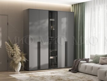 Шкаф Норд+ пенал со стеклом (Миф) в Ивделе - ivdel.mebel-e96.ru