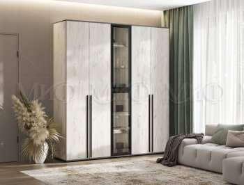Шкаф Норд+ пенал со стеклом (Миф) в Ивделе - ivdel.mebel-e96.ru
