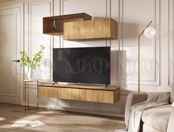 Стенка Норд-2 дуб крафт (Миф) в Ивделе - ivdel.mebel-e96.ru