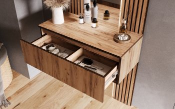 Тумба с зеркалом Норд (Миф) в Ивделе - ivdel.mebel-e96.ru