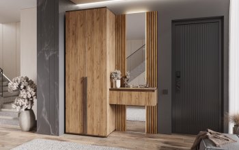 Шкаф 800+Тумба с зеркалом Норд (Миф) в Ивделе - ivdel.mebel-e96.ru