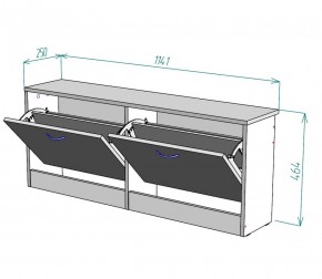 Обувница W19 (ДМ) в Ивделе - ivdel.mebel-e96.ru