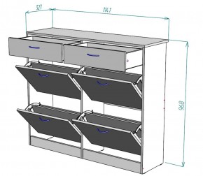 Обувница W25 (ДВ) в Ивделе - ivdel.mebel-e96.ru