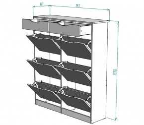 Обувница W28 (ДМ) в Ивделе - ivdel.mebel-e96.ru