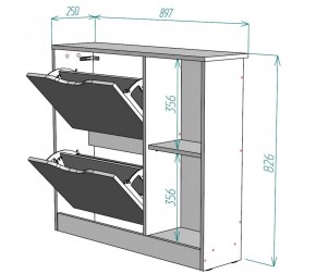 Обувница W30 (Белый) в Ивделе - ivdel.mebel-e96.ru