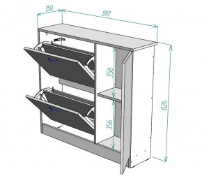 Обувница W31 (Белый) в Ивделе - ivdel.mebel-e96.ru