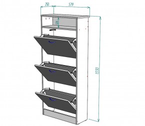 Обувница W9 (Белый) в Ивделе - ivdel.mebel-e96.ru