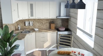 Кухонный гарнитур Ольга оптима 3 1500х1800 мм (Герда) в Ивделе - ivdel.mebel-e96.ru