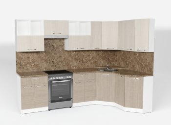 Кухонный гарнитур Ольга оптима 5 2700х1600 мм (Герда) в Ивделе - ivdel.mebel-e96.ru