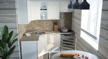 Кухонный гарнитур Ольга оптима 4 1400х2000 мм (Герда) в Ивделе - ivdel.mebel-e96.ru