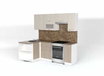 Кухонный гарнитур Ольга прайм 2 1300х2100 мм (Герда) в Ивделе - ivdel.mebel-e96.ru