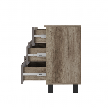 Комод Олива КМ-04 муссон софт (БТС) в Ивделе - ivdel.mebel-e96.ru