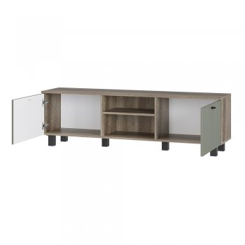 Тумба под ТВ Олива ТБ-09 эвкалипт софт (БТС) в Ивделе - ivdel.mebel-e96.ru