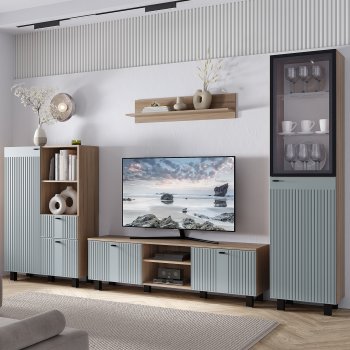 Тумба под ТВ Олива ТБ-09 шарли бриз (БТС) в Ивделе - ivdel.mebel-e96.ru