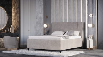 Кровать с ПМ Оливия Бежевый (Лин) в Ивделе - ivdel.mebel-e96.ru