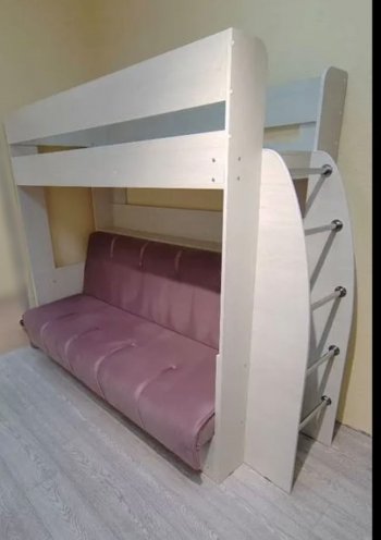 Кровать-диван 2-х ярусная Омега 17 (возможна зеркальная сборка) в Ивделе - ivdel.mebel-e96.ru