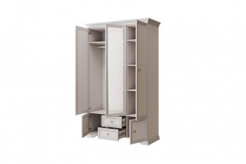 Шкаф распашной ШР 3 - 1 зеркало (БМ) в Ивделе - ivdel.mebel-e96.ru