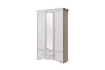 Шкаф распашной ШР 3 - 1 зеркало (БМ) в Ивделе - ivdel.mebel-e96.ru