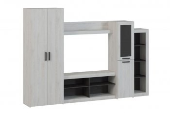 Стенка OSKAR4 сосна белая (Генезис) в Ивделе - ivdel.mebel-e96.ru