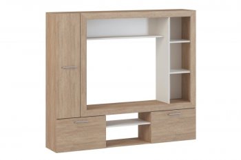 Стенка OSKAR3 дуб сонома (Генезис) в Ивделе - ivdel.mebel-e96.ru