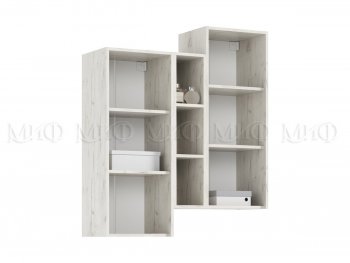 Стенка Оскар крафт белый/графит (Миф) в Ивделе - ivdel.mebel-e96.ru