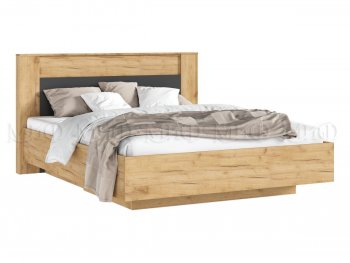 Кровать парящая Остин крафт/графит (Миф) в Ивделе - ivdel.mebel-e96.ru