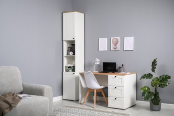 Набор детской мебели Остин белый, модульный (Моби) в Ивделе - ivdel.mebel-e96.ru